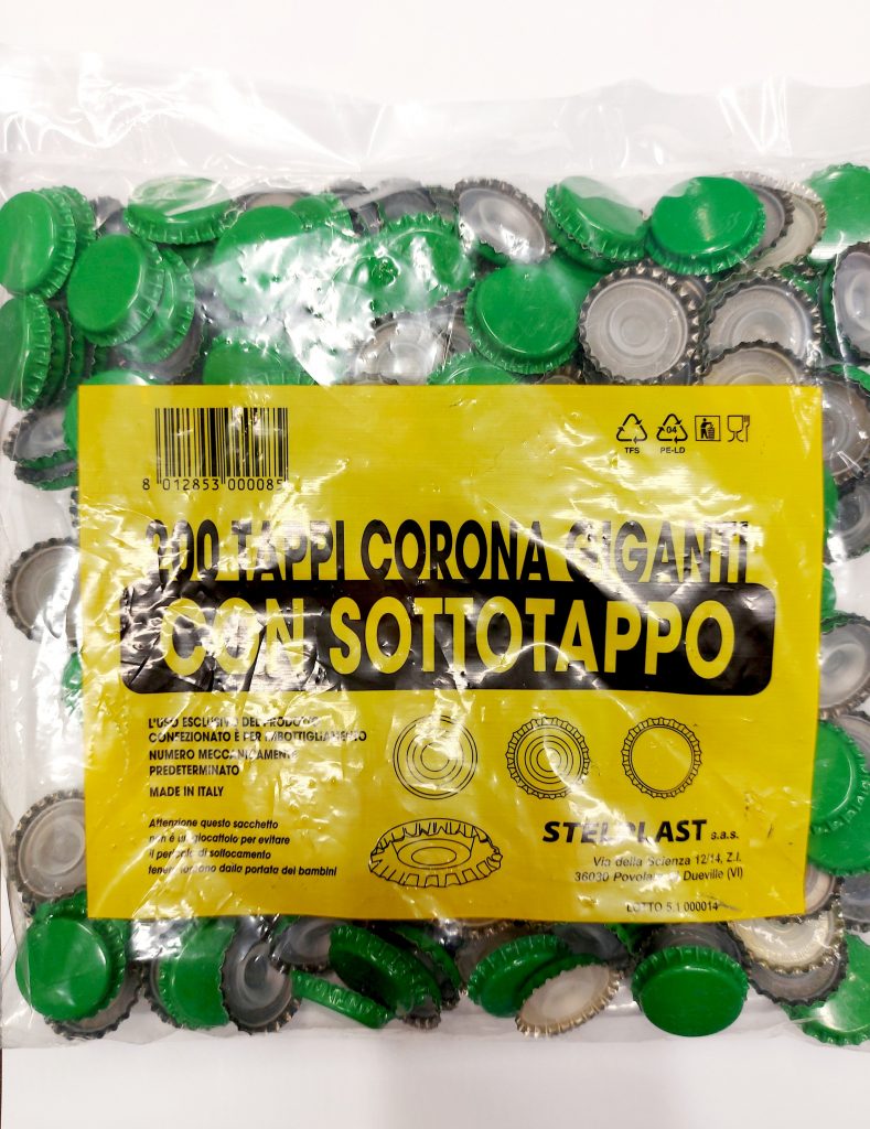 TAPPO CORONA CON BIDULE VERDE - FerroColor - Ferramenta Bondeno - Stufe  Bondeno - Stufe a pellet Bondeno